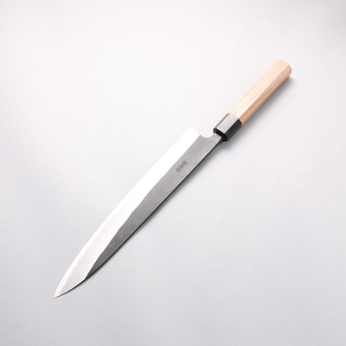 山本 直 白鋼二號 黑打 筋引 270mm 核桃木 握把 - 清助刃物