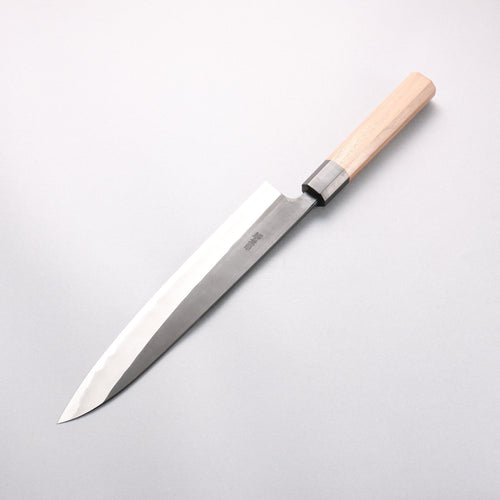 山本 直 白鋼二號 黑打 筋引 240mm 核桃木 握把 - 清助刃物
