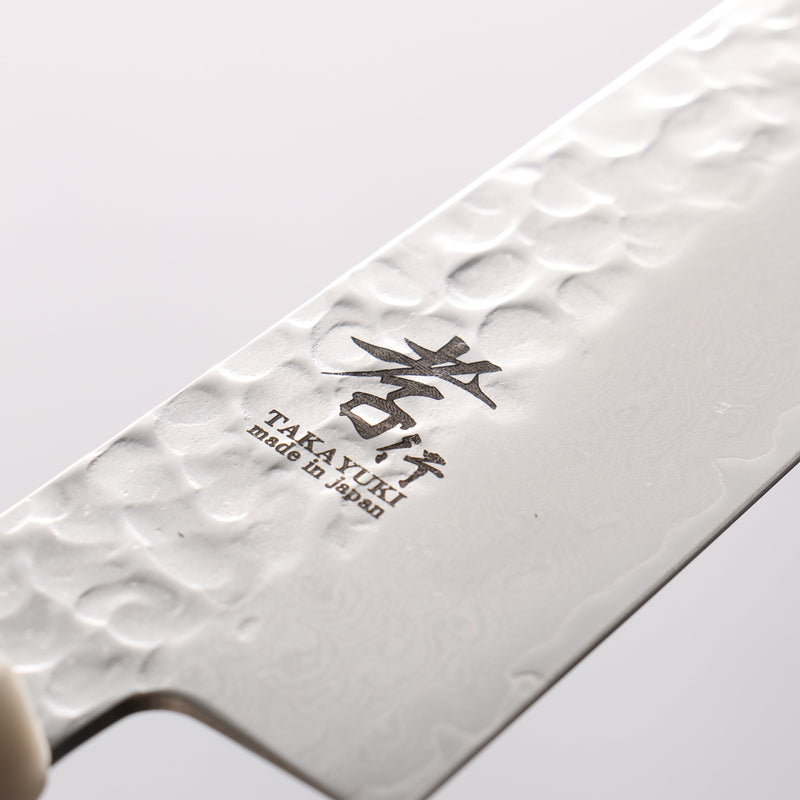 堺 孝行 VG10 33層大馬士革紋 筋引 240mm 牛骨 握把 附刀鞘 - 清助刃物