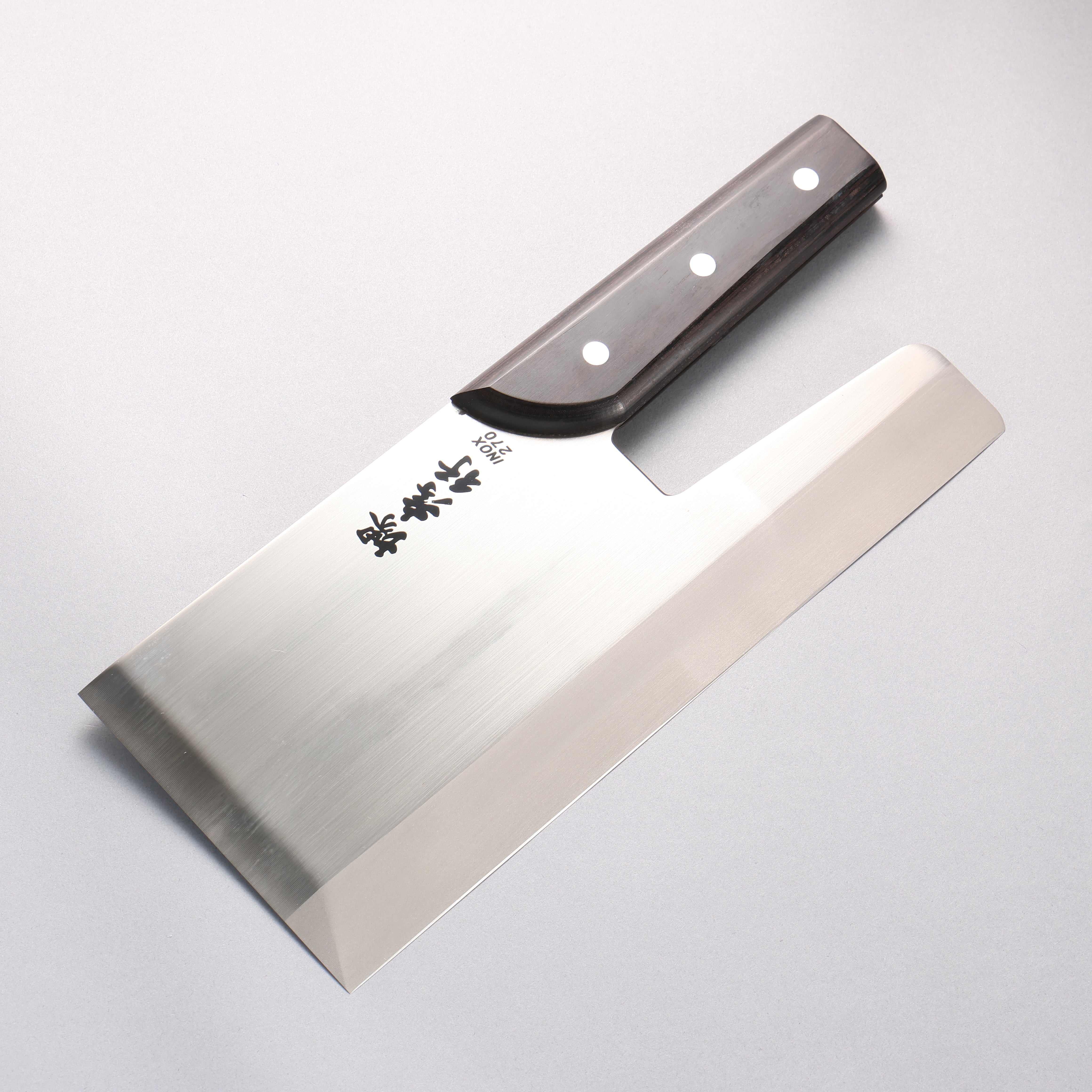 堺 孝行 【左撇子用】 INOX 鉬鋼 蕎麥麵切刀 270mm 黑合成木握把 - 清助刃物