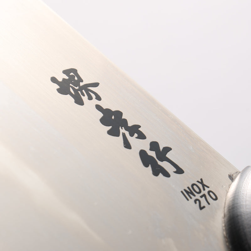 堺 孝行 【左撇子用】 INOX 鉬鋼 蕎麥麵切刀 270mm 黑合成木握把 - 清助刃物