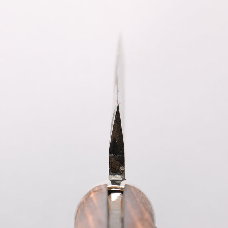 堺 孝行 碳素鋼 黑打 柴刀 （無石突） 天然木 握把 150mm - 清助刃物