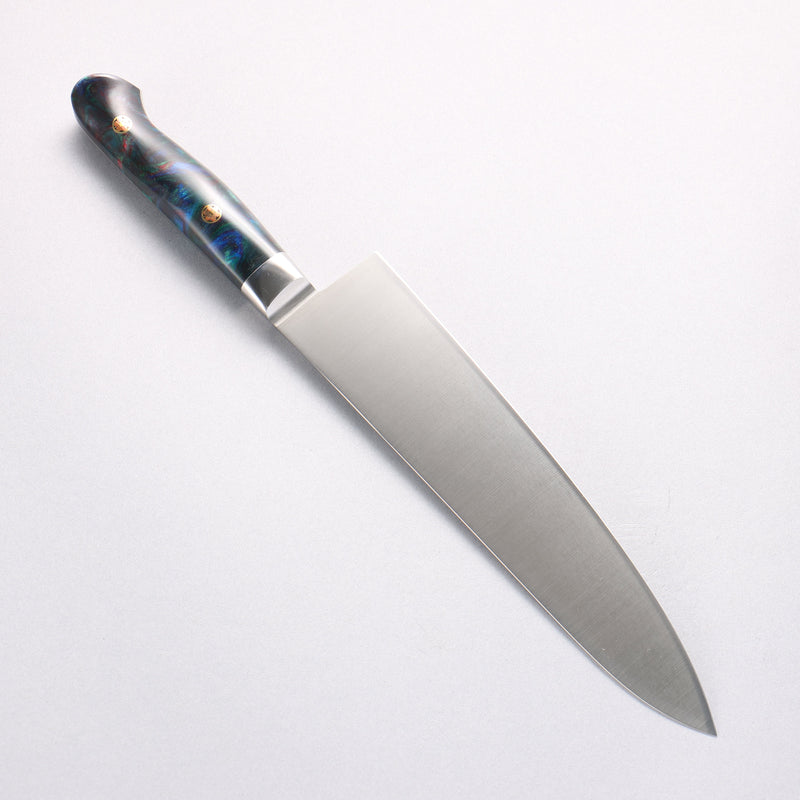 堺 孝行 大廚系列 SP 瑞典鋼 牛刀鮭魚刀型 210mm SP Type III (銀河) 握把 - 清助刃物