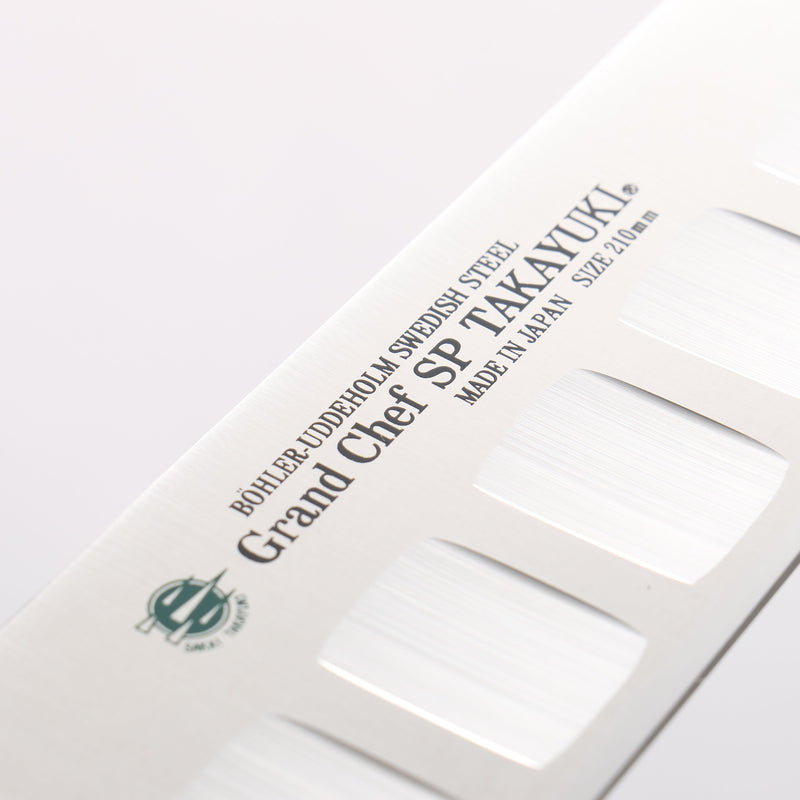 堺 孝行 大廚系列 SP 瑞典鋼 牛刀鮭魚刀型 210mm SP Type III (銀河) 握把 - 清助刃物