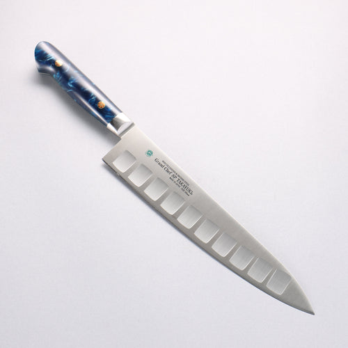 堺 孝行 大廚系列 SP 瑞典鋼 牛刀鮭魚刀型 240mm SP Type III (海洋) 握把 - 清助刃物