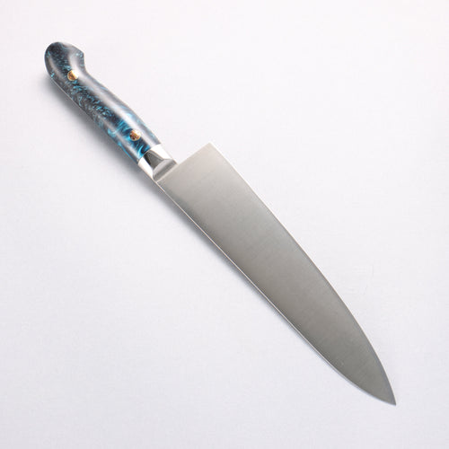 堺 孝行 大廚系列 SP 瑞典鋼 牛刀鮭魚刀型 210mm SP Type III (海洋) 握把 - 清助刃物