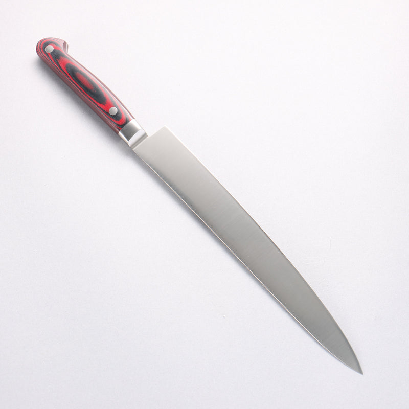 堺 孝行 大廚系列 大廚系列 瑞典鋼 筋引 240mm 茶色米卡塔（樹脂複合材料） 握把 - 清助刃物