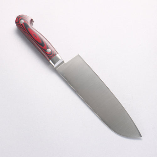堺 孝行 大廚系列 大廚系列 瑞典鋼 三德刀 180mm 茶色米卡塔（樹脂複合材料） 握把 - 清助刃物