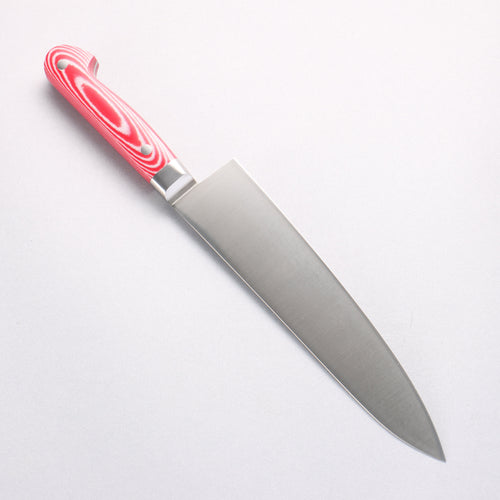 堺 孝行 大廚系列 大廚系列 瑞典鋼 牛刀 210mm 紅米卡塔（樹脂複合材料） 握把 - 清助刃物
