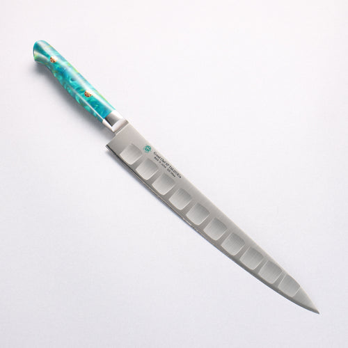 堺 孝行 大廚系列 SP 瑞典鋼 鮭魚筋引 240mm SP Type III (叢林) 握把 - 清助刃物