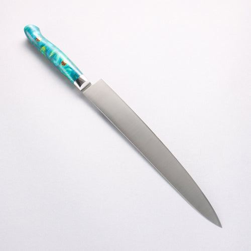 堺 孝行 大廚系列 SP 瑞典鋼 鮭魚筋引 240mm SP Type III (叢林) 握把 - 清助刃物