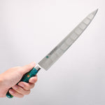 堺 孝行 大廚系列 SP 瑞典鋼 鮭魚筋引 240mm SP Type III (叢林) 握把 - 清助刃物