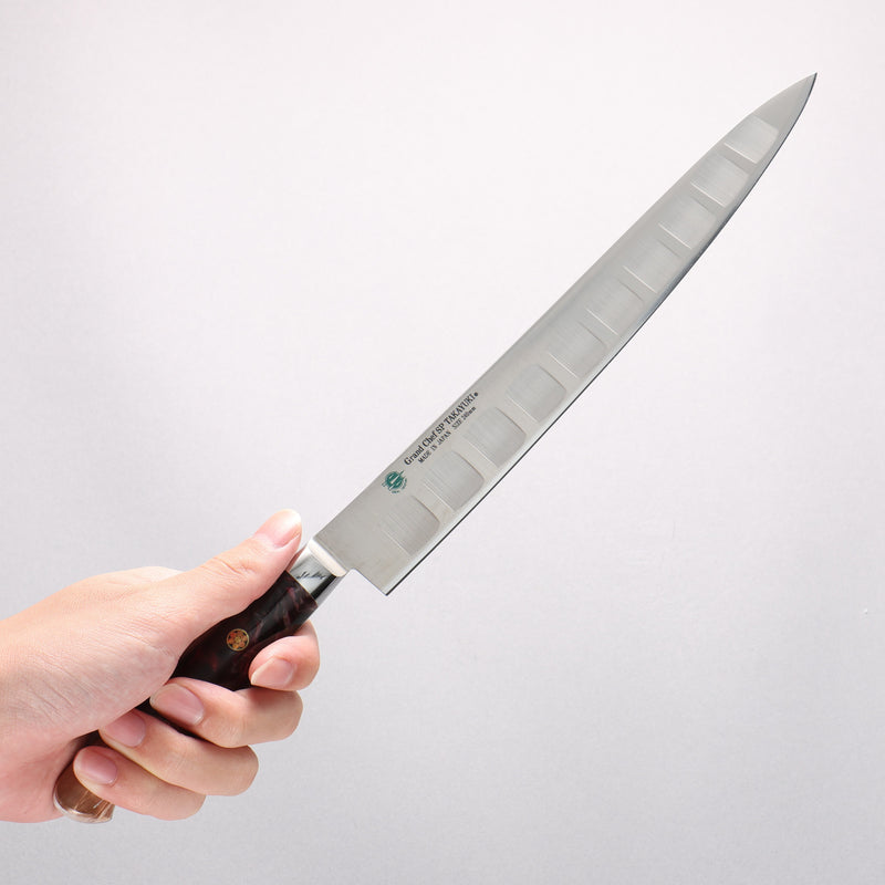 堺 孝行 大廚系列 SP 瑞典鋼 鮭魚筋引 240mm SP Type III (火山) 握把 - 清助刃物