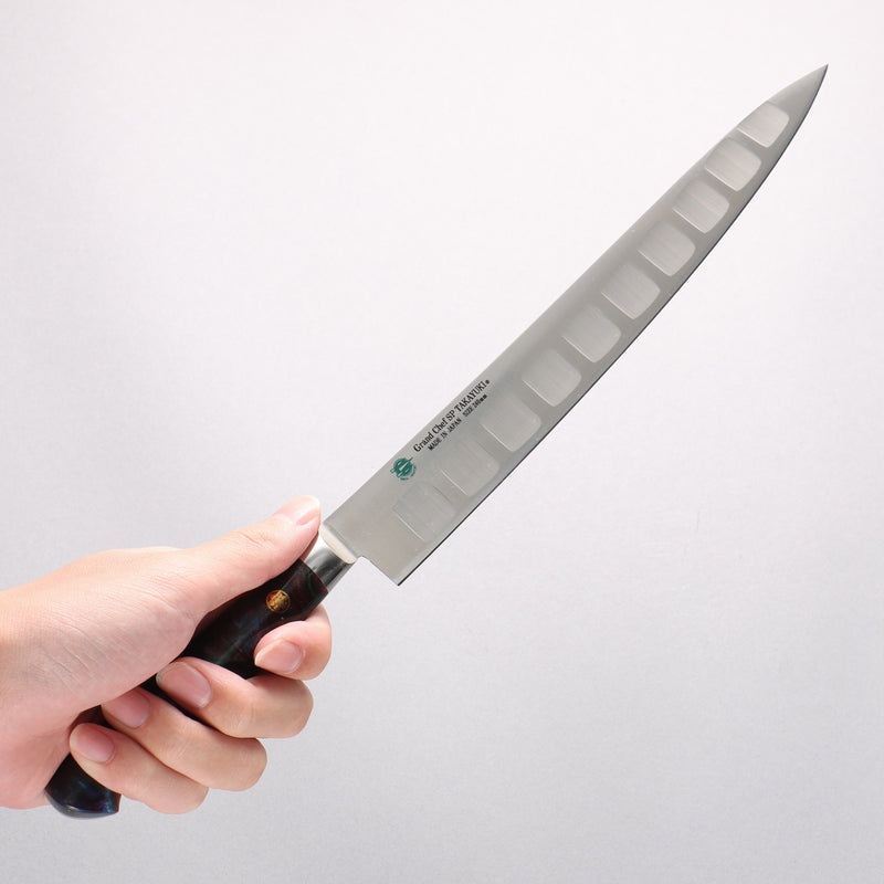 堺 孝行 大廚系列 SP 瑞典鋼 鮭魚筋引 240mm SP Type III (銀河) 握把 - 清助刃物