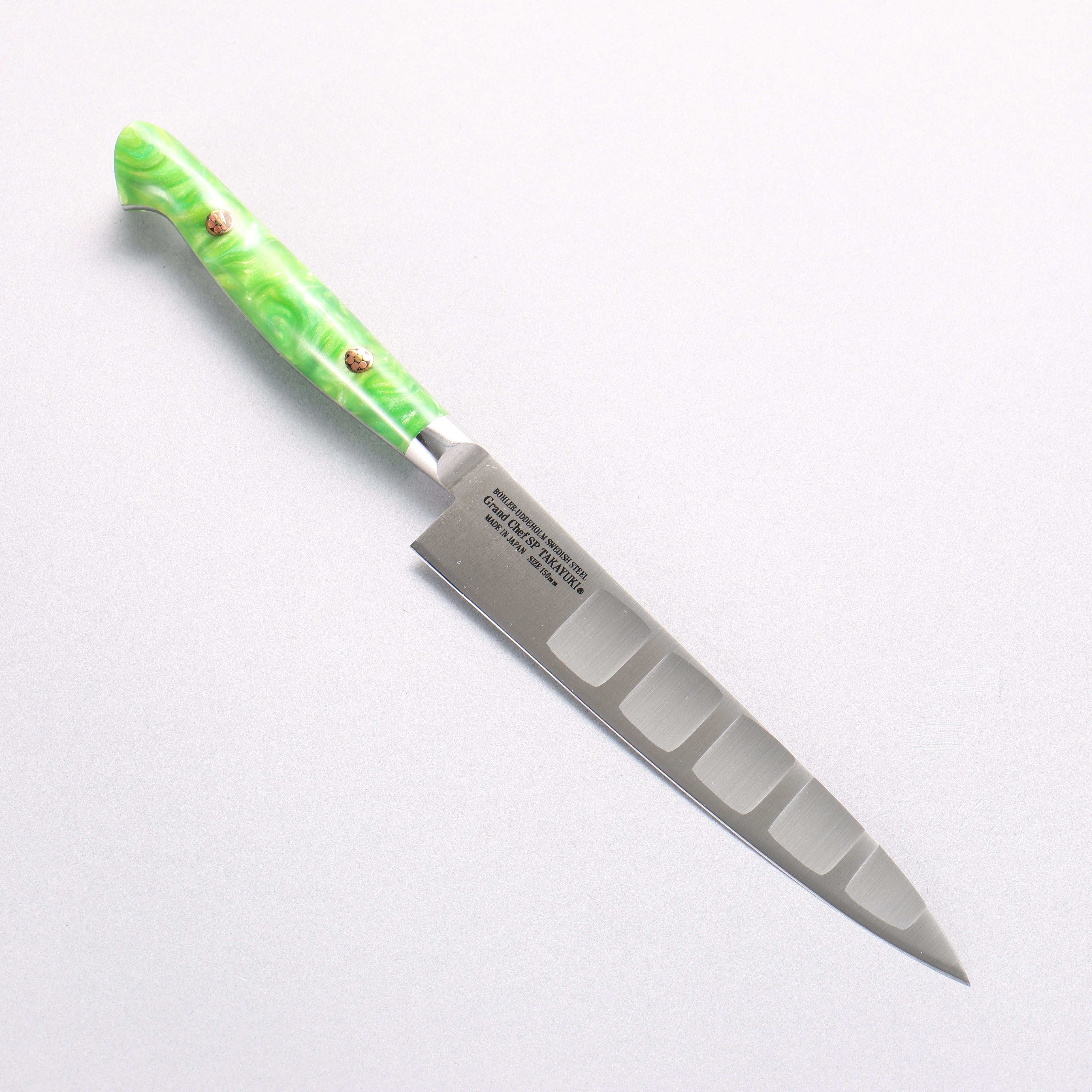 堺 孝行 大廚系列 SP 瑞典鋼 多用途小鮭魚刀 150mm SP Type III (叢林) 握把 - 清助刃物