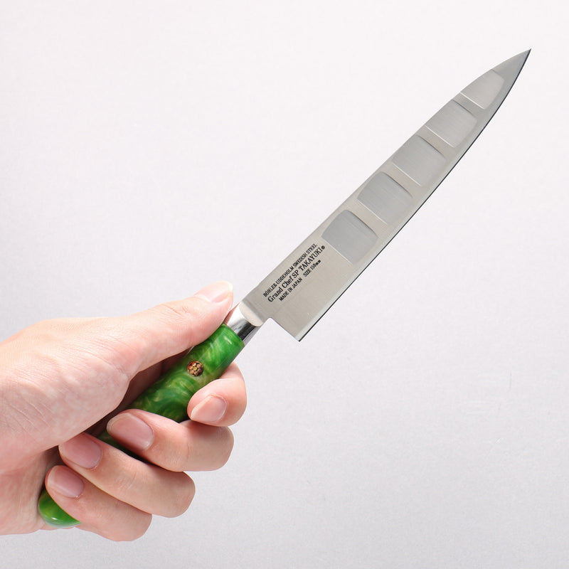 堺 孝行 大廚系列 SP 瑞典鋼 多用途小鮭魚刀 150mm SP Type III (叢林) 握把 - 清助刃物