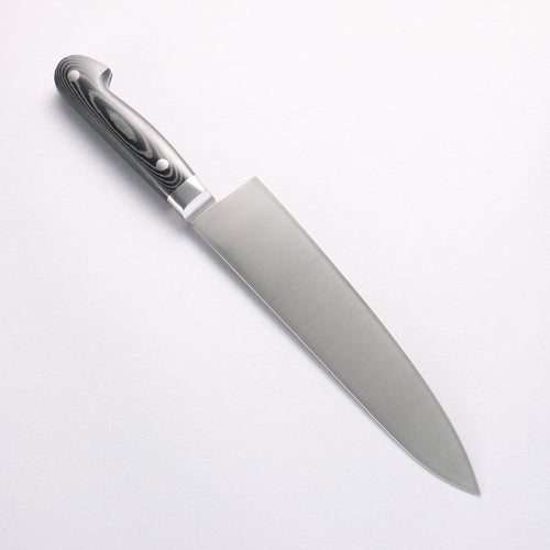 堺 孝行 大廚系列 大廚系列 瑞典鋼 牛刀 210mm 黑米卡塔（樹脂複合材料） 握把 - 清助刃物