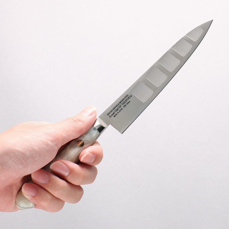 堺 孝行 大廚系列 SP 瑞典鋼 多用途小鮭魚刀 150mm SP Type III (珍珠) 握把 - 清助刃物