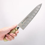 堺 孝行 大廚系列 SP 瑞典鋼 牛刀鮭魚刀型 210mm SP Type III (珍珠) 握把 - 清助刃物