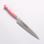 堺 孝行 大廚系列 大廚系列 瑞典鋼 多用途小刀 150mm 紅米卡塔（樹脂複合材料） 握把 - 清助刃物