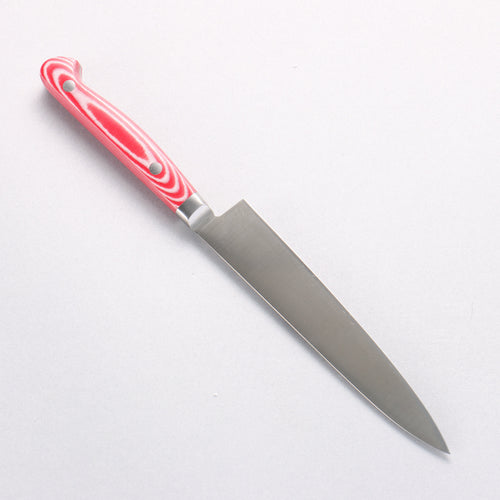 堺 孝行 大廚系列 大廚系列 瑞典鋼 多用途小刀 150mm 紅米卡塔（樹脂複合材料） 握把 - 清助刃物