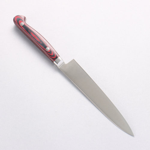 堺 孝行 大廚系列 大廚系列 瑞典鋼 多用途小刀 150mm 茶色米卡塔（樹脂複合材料） 握把 - 清助刃物