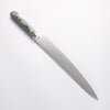 堺 孝行 大廚系列 大廚系列 瑞典鋼 筋引 240mm 綠米卡塔（樹脂複合材料） 握把 - 清助刃物