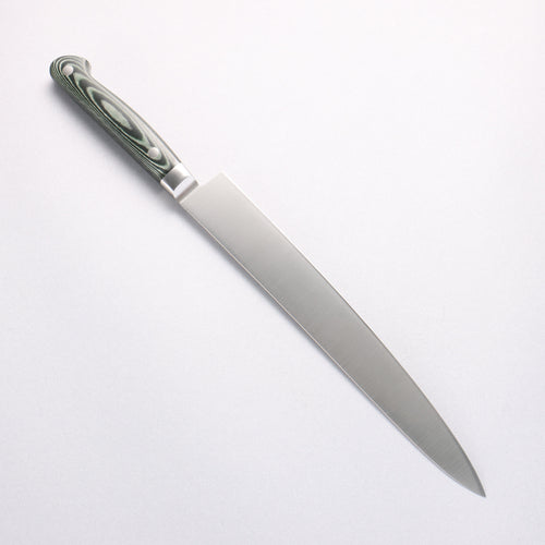 堺 孝行 大廚系列 大廚系列 瑞典鋼 筋引 240mm 綠米卡塔（樹脂複合材料） 握把 - 清助刃物