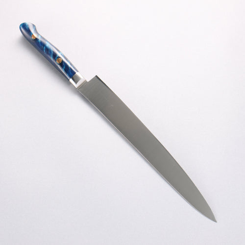 堺 孝行 大廚系列 SP 瑞典鋼 鮭魚筋引 240mm SP Type III (海洋) 握把 - 清助刃物