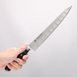 堺 孝行 大廚系列 SP 瑞典鋼 鮭魚筋引 240mm SP Type III (海洋) 握把 - 清助刃物