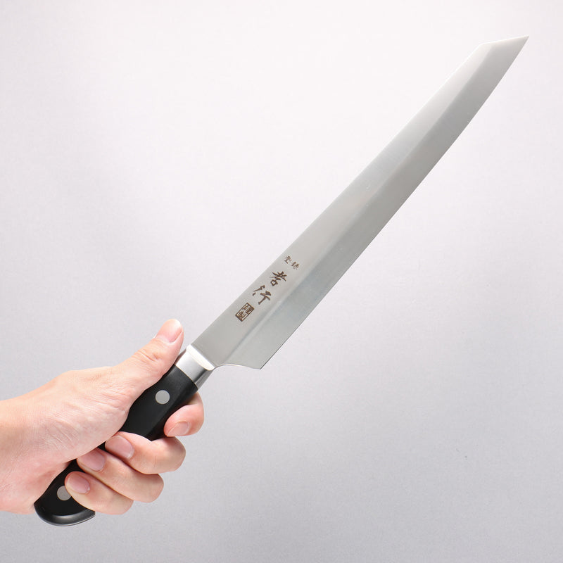堺 孝行 大廚系列 瑞典鋼 筋引 300mm 握把 附刀鞘 - 清助刃物