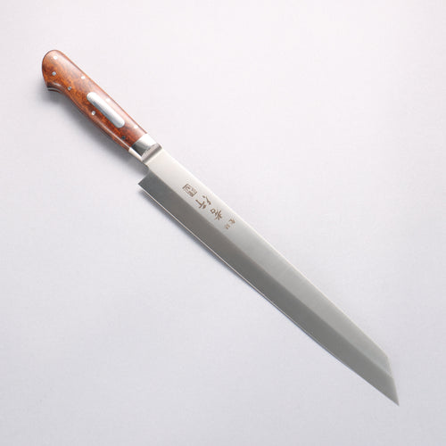 堺 孝行 大廚系列 瑞典鋼 切付柳刃 260mm 沙漠鐵木（杉原型） 握把 附刀鞘 - 清助刃物
