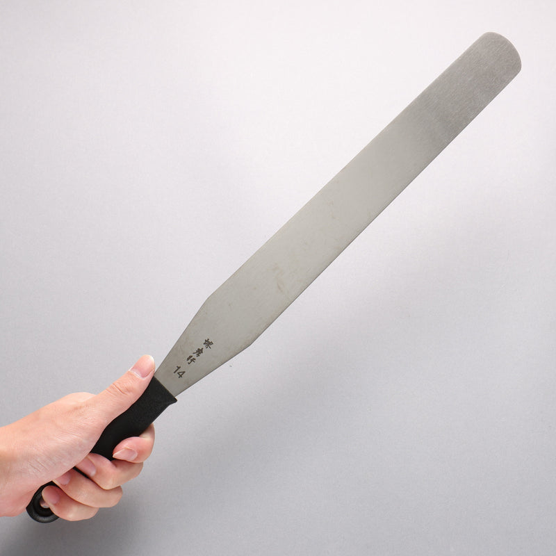 堺 孝行 不鏽鋼 蛋糕抹刀 350mm - 清助刃物