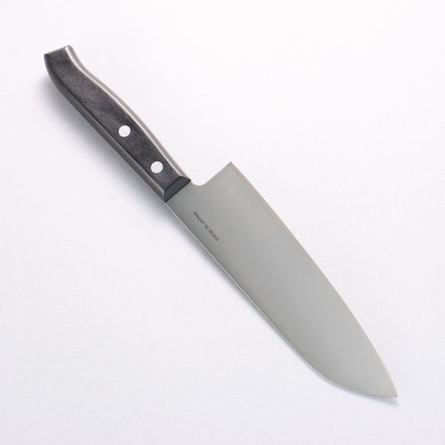 堺 孝行 Sumire VG10 三德刀 165mm 黑合成木 握把 - 清助刃物