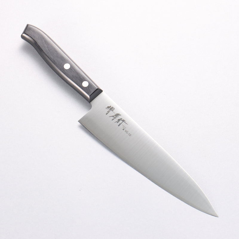 堺 孝行 Sumire VG10 牛刀 180mm 黑合成木 握把 - 清助刃物