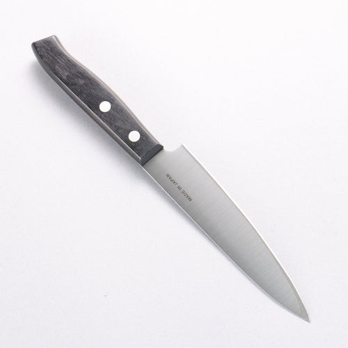 堺 孝行 Sumire VG10 多用途小刀 130mm 黑合成木 握把 - 清助刃物