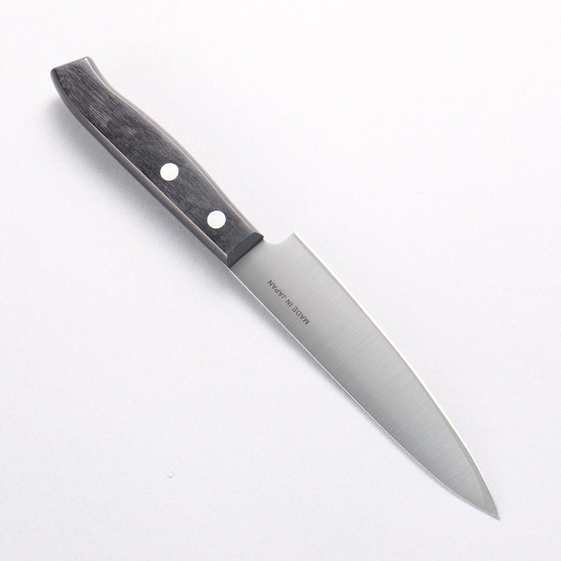 堺 孝行 Sumire VG10 多用途小刀 130mm 黑合成木 握把 - 清助刃物