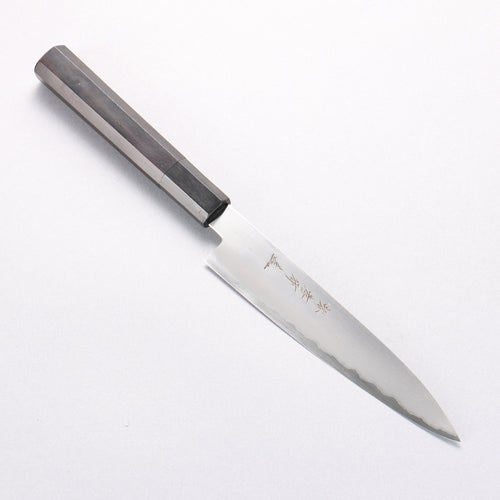 堺 孝行 銀三鋼 多用途小刀 150mm 黑檀 握把 - 清助刃物
