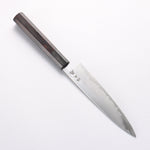 堺 孝行 銀三鋼 多用途小刀 150mm 黑檀 握把 - 清助刃物