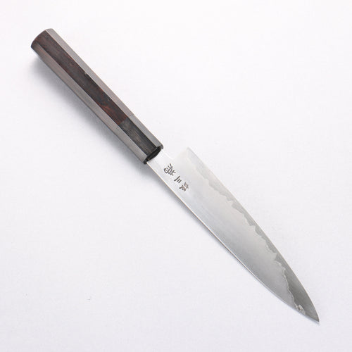 堺 孝行 銀三鋼 多用途小刀 150mm 黑檀 握把 - 清助刃物