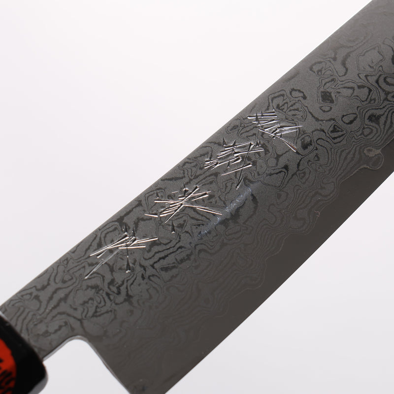 田中 誠貴 VG10 17層 大馬士革紋 多用途小刀 150mm 核桃木 握把 - 清助刃物