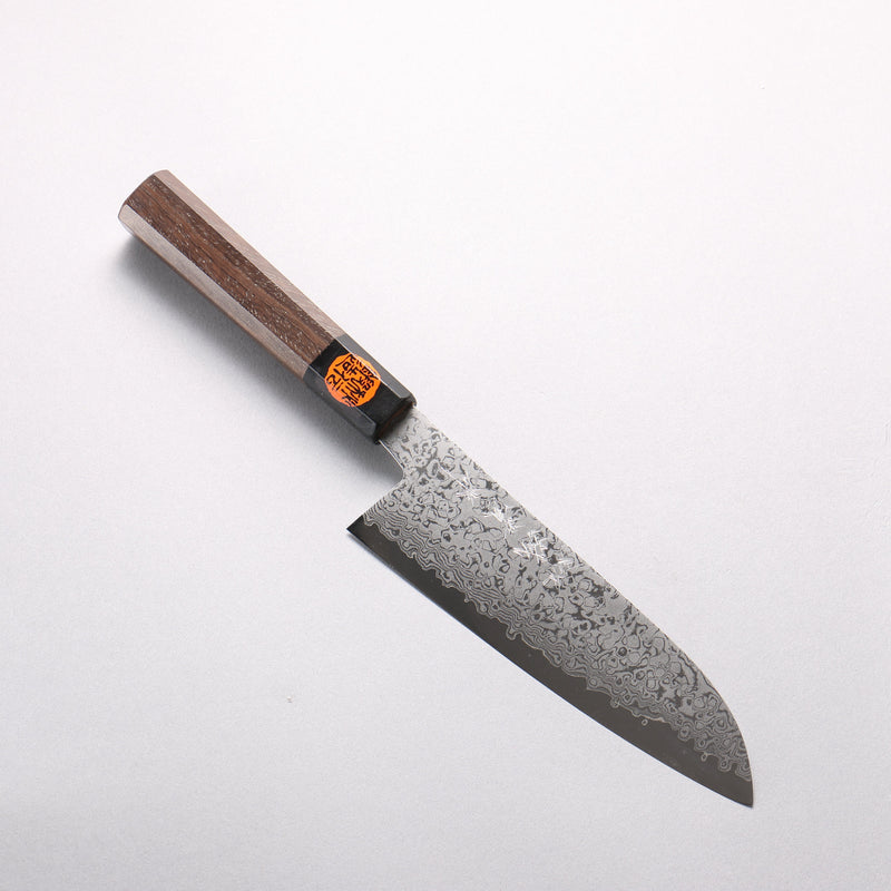 田中 誠貴 VG10 17層 大馬士革紋 三德刀 165mm 核桃木 握把 - 清助刃物
