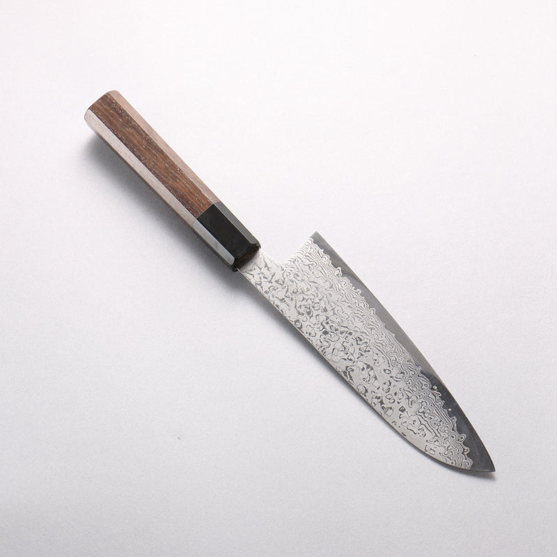 田中 誠貴 VG10 17層 大馬士革紋 三德刀 165mm 核桃木 握把 - 清助刃物