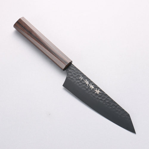 堺 孝行 黑影 VG10 切付三德刀 160mm 黑檀(6角淚珠型) 握把 - 清助刃物