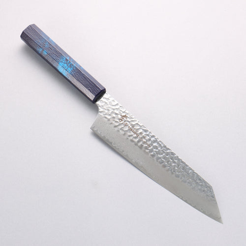 堺 孝行 七色 VG10 33層 劍型牛刀 190mm ABS 樹脂（群青玳瑁） 握把 - 清助刃物