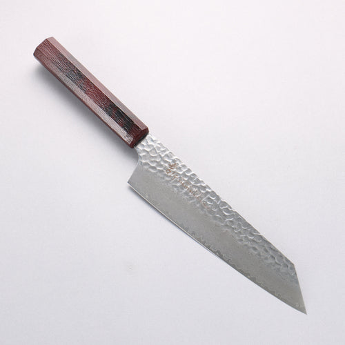 堺 孝行 七色 VG10 33層 劍型牛刀 190mm ABS 樹脂（黃褐玳瑁） 握把 - 清助刃物