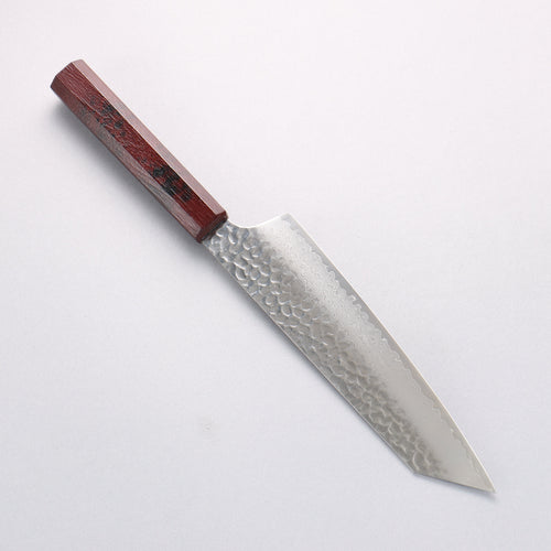 堺 孝行 七色 VG10 33層 劍型牛刀 190mm ABS 樹脂（黃褐玳瑁） 握把 - 清助刃物