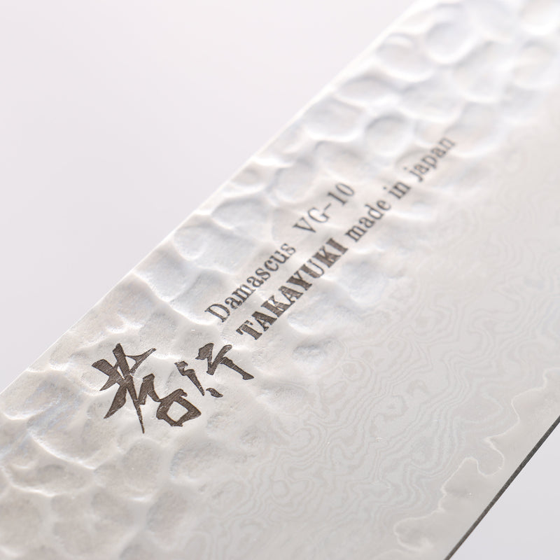 堺 孝行 七色 VG10 33層 劍型牛刀 190mm ABS 樹脂（黃褐玳瑁） 握把 - 清助刃物