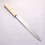 堺 孝行 七色 INOX 鉬鋼 柳刃 270mm ABS 樹脂（金色珠光）握把 - 清助刃物
