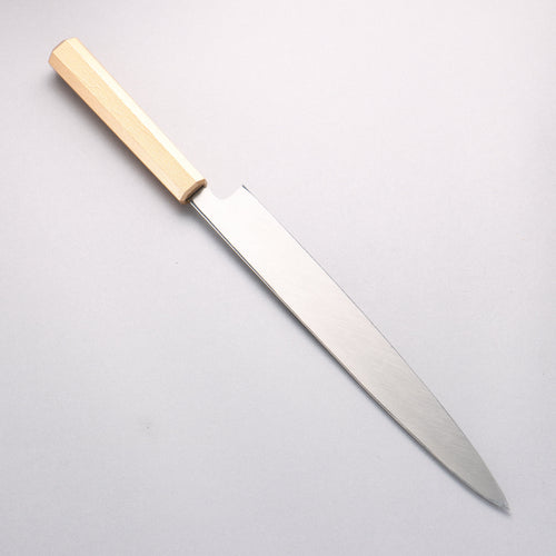 堺 孝行 七色 INOX 鉬鋼 柳刃 270mm ABS 樹脂（金色珠光）握把 - 清助刃物